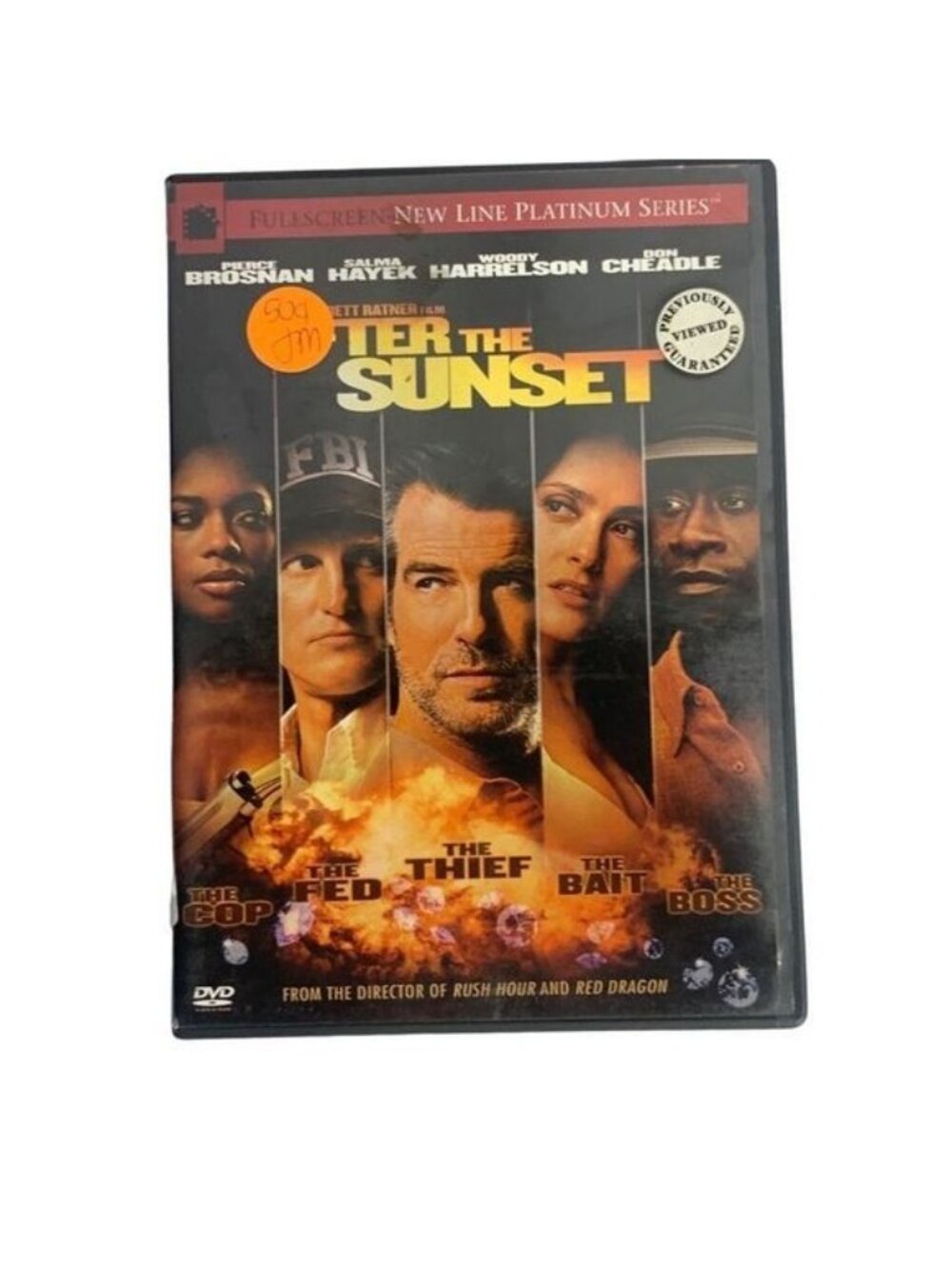 After The Sunset 2004 Pierce Brosnan Salma Hayek Woody Harrelson New Line DVD